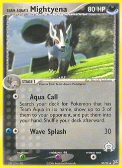 Team Aqua's Mightyena Team Magma vs Team Aqua #30