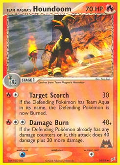 Team Magma's Houndoom Team Magma vs Team Aqua #34