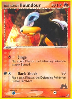 Team Magma's Houndour Team Magma vs Team Aqua #35