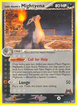 Team Magma's Mightyena Team Magma vs Team Aqua #37