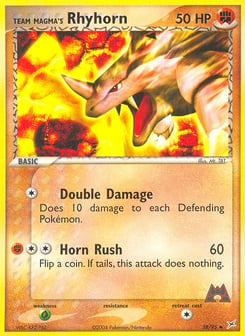 Team Magma's Rhyhorn Team Magma vs Team Aqua #38