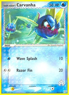 Team Aqua's Carvanha Team Magma vs Team Aqua #48