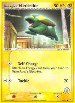 Team Aqua's Electrike Team Magma vs Team Aqua #53