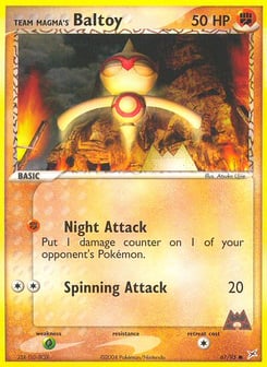 Team Magma's Baltoy Team Magma vs Team Aqua #61