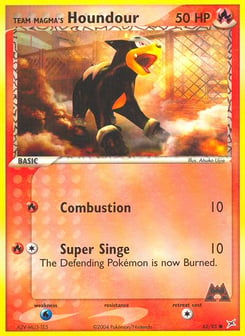 Team Magma's Houndour Team Magma vs Team Aqua #62