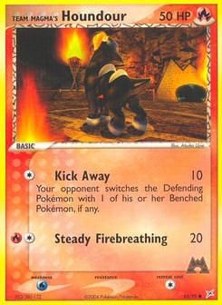 Team Magma's Houndour Team Magma vs Team Aqua #63