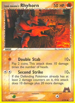 Team Magma's Rhyhorn Team Magma vs Team Aqua #67