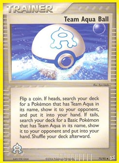 Team Aqua Ball Team Magma vs Team Aqua #75