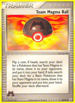 Team Magma Ball Team Magma vs Team Aqua #80