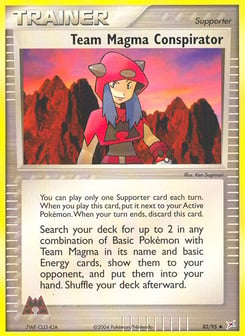 Team Magma Conspirator Team Magma vs Team Aqua #82