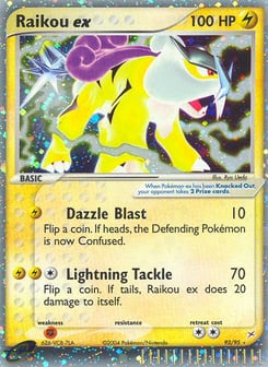Raikou ex Team Magma vs Team Aqua #92