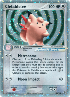 Clefable ex FireRed & LeafGreen #106