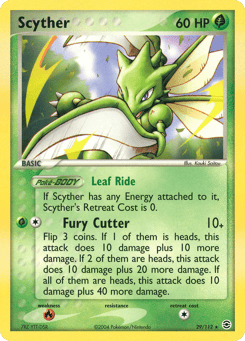 Scyther FireRed & LeafGreen #29