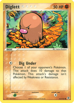 Diglett FireRed & LeafGreen #61