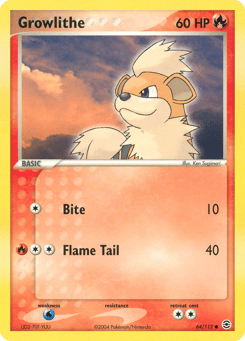 Growlithe FireRed & LeafGreen #64