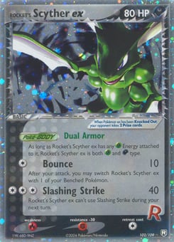 Rocket's Scyther ex Team Rocket Returns #102