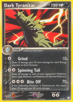 Dark Tyranitar Team Rocket Returns #19