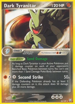 Dark Tyranitar Team Rocket Returns #20