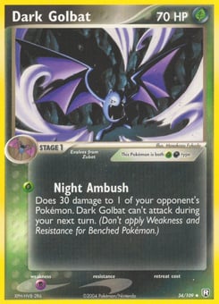 Dark Golbat Team Rocket Returns #34
