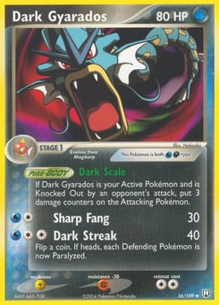 Dark Gyarados Team Rocket Returns #36
