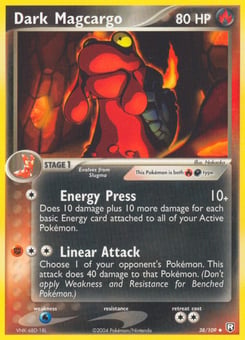 Dark Magcargo Team Rocket Returns #38
