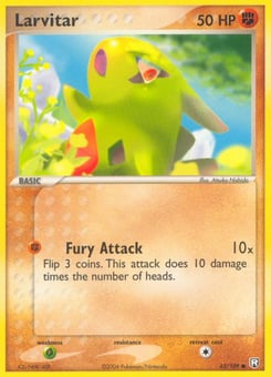 Larvitar Team Rocket Returns #62