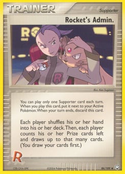 Rocket's Admin. Team Rocket Returns #86