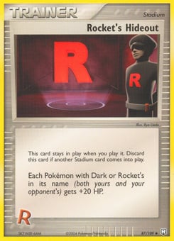 Rocket's Hideout Team Rocket Returns #87
