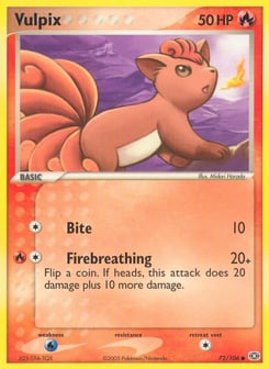 Vulpix Emerald #72