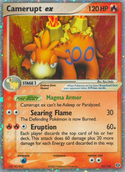Camerupt ex Emerald #92
