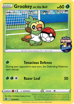 Grookey on the Ball Pokémon Futsal Collection #3