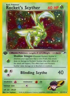 Rocket's Scyther Gym Heroes #13