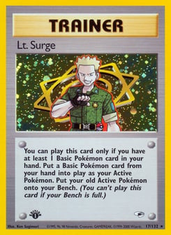 Lt. Surge Gym Heroes #17