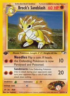 Brock's Sandslash Gym Heroes #23