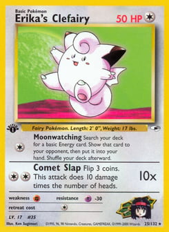 Erika's Clefairy Gym Heroes #25