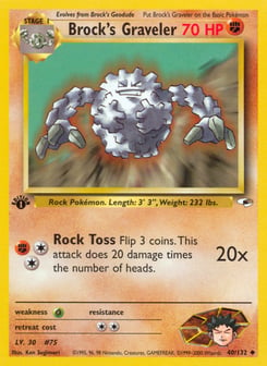 Brock's Graveler Gym Heroes #40