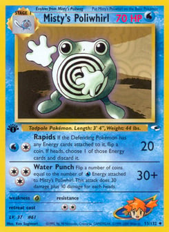 Misty's Poliwhirl Gym Heroes #53