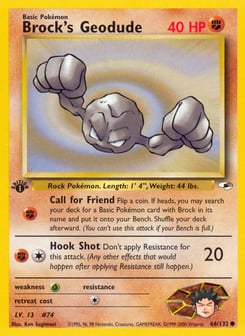 Brock's Geodude Gym Heroes #66