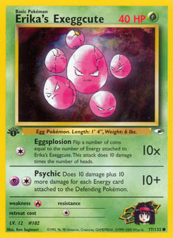Erika's Exeggcute Gym Heroes #77