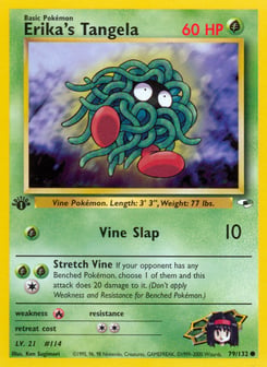 Erika's Tangela Gym Heroes #79
