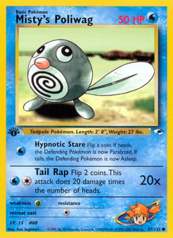 Misty's Poliwag Gym Heroes #87