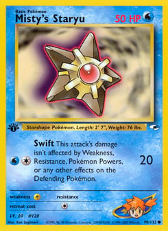 Misty's Staryu Gym Heroes #90