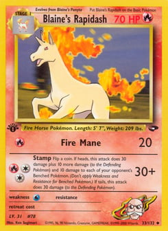 Blaine's Rapidash Gym Challenge #33