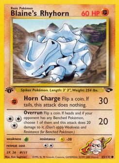 Blaine's Rhyhorn Gym Challenge #65