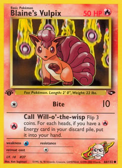 Blaine's Vulpix Gym Challenge #66