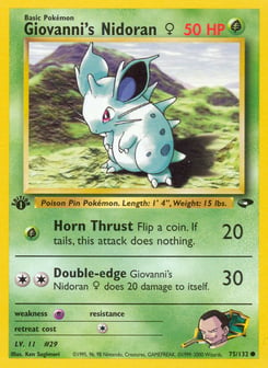 Giovanni's Nidoran ♀ Gym Challenge #75