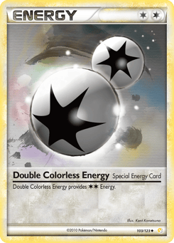 Double Colorless Energy HeartGold & SoulSilver #103