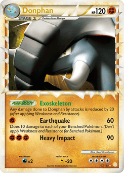 Donphan HeartGold & SoulSilver #107