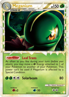 Meganium HeartGold & SoulSilver #109