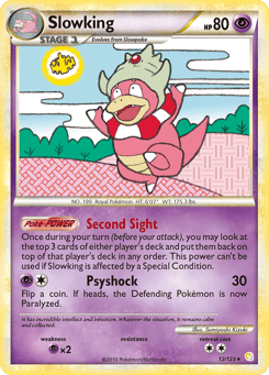Slowking HeartGold & SoulSilver #12